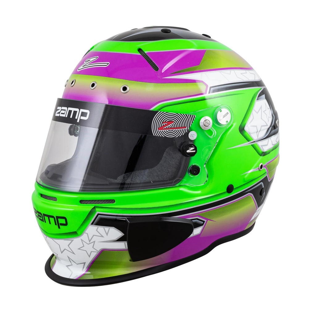Zamp Racing - Helmet RZ-70E Switch L Grn/Purp SA2020/FIA