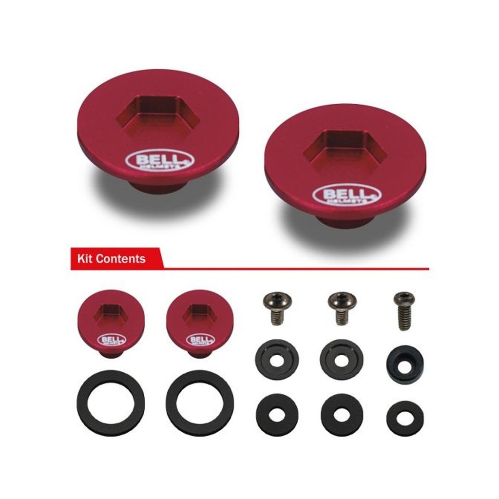 Bell Helmets - Pivot Kit SE03 & SE05 Red