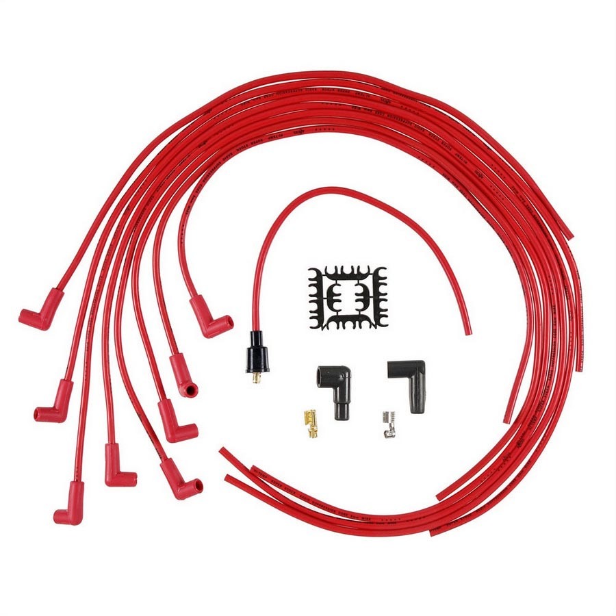 Accel - 8Mm 90 Degree End Red Universal