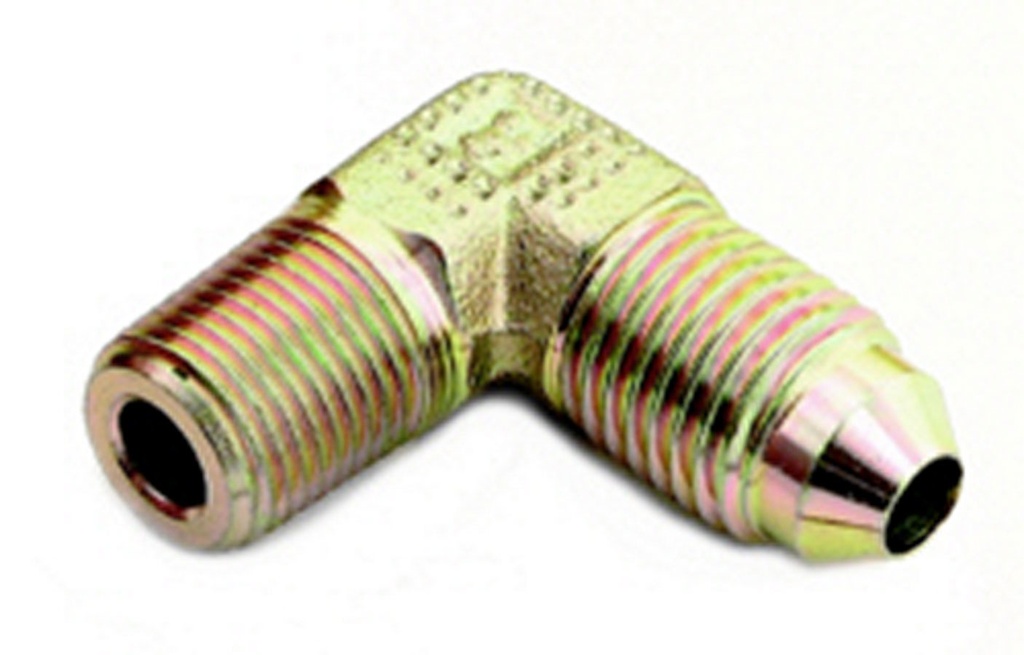 A-1 Products - 90 Male Elbow #4 to 1/8 NPT Steel Fitting