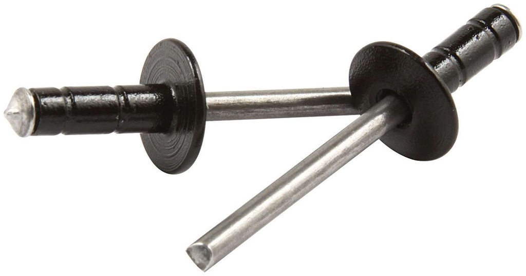 Allstar Performance - Med Hd Rivet Black 250pk Multi Grip