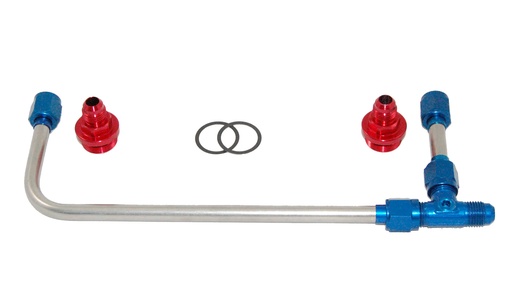 [AED60945] AED - Polished S/S 4150 Carb. Fuel Line Kit
