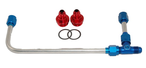 [AED60946] AED - Polished S/S 4160 Carb. Fuel Line Kit