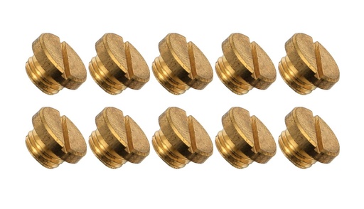 [AED6332X] AED - Brass Sight Plug (10pk)