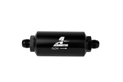[AFS12345] 6An Inline Fuel Filter 10 Micron 2In Od Black