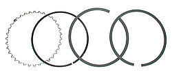 [WIS4032GFX] Wiseco - GF Style Single Piston Ring Set - 4.030