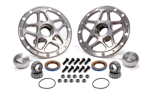 [WIN3980C] Winters - Forged Alum Direct Mount Front Hub Kit Silver