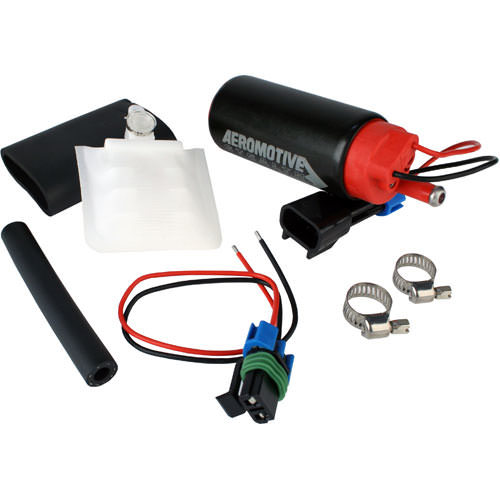 [AFS11542] Aeromotive-340 Stealth Fuel Pump - Offset Inlet - Inline