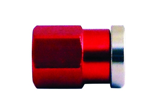 [WIN7794ASR] Winters - Cover Nut Short Q/C Alum Red