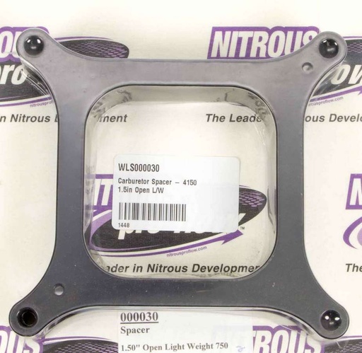 [WLS000030] Wilson Manifolds - Carburetor Spacer - 4150 1.5in Open L/W