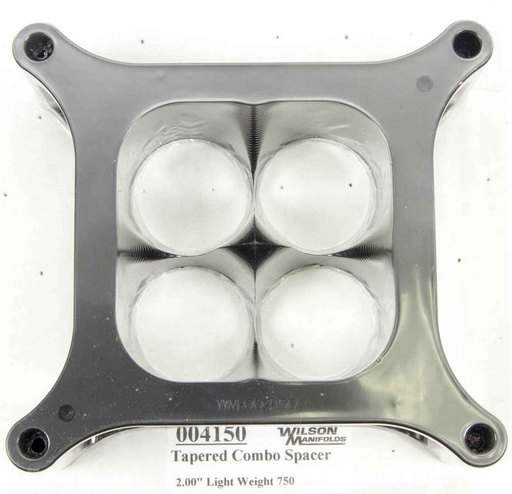 [WLS004150] Wilson Manifolds - Carburetor Spacer - 4150 2in 4-Hole L/W Tapered