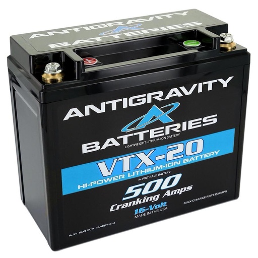 [ANTAG-VTX-20-R] Antigravity Batteries-Lithium Battery 500Cca 16Volt 4.5Lbs 20 Cell