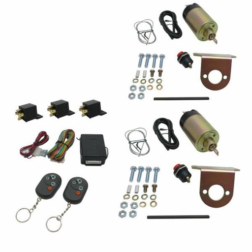 [AULAUTSVPRO3] AUTO-LOC - 2 Door Remote Shaved Handle Kit 35lb Solen.