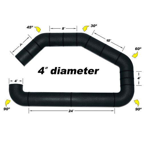 [ARA100-400] Airaid Intake Systems - Universal Tube