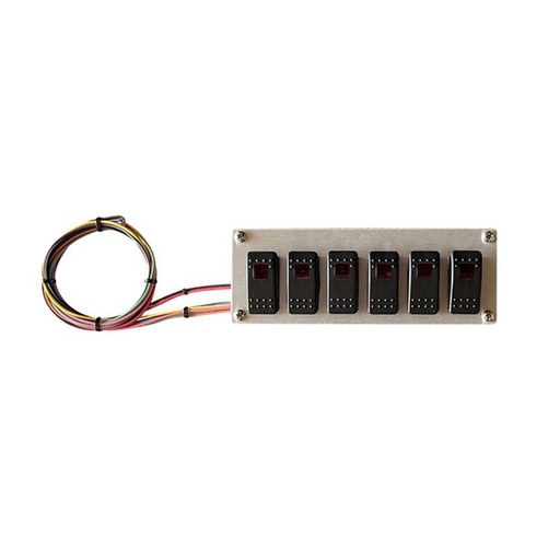 [AAW510921] American Autowire - Rocker Switch Panel 6 Switches
