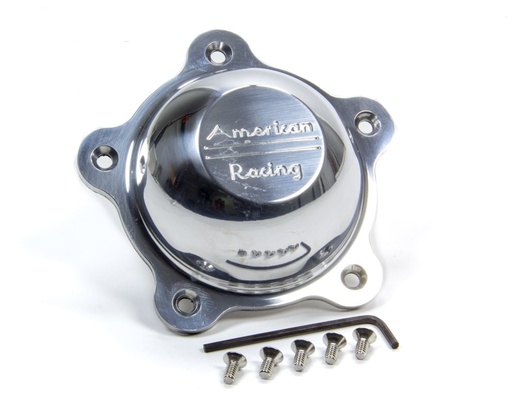 [AMR3505293] American Racing Wheels - Short Polished Alum Center Cap W/Logo Each