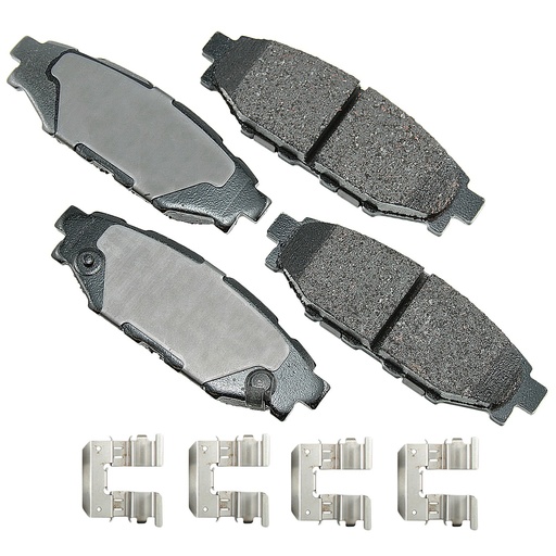 [AKEACT1114A] Akebono Brake Corporation - ProACT Ultra-Premium Brake Pads - Rear