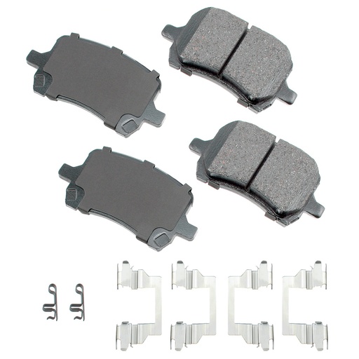 [AKEACT1160] Akebono Brake Corporation - Proact Ultra-Premium Brake Pads - Front