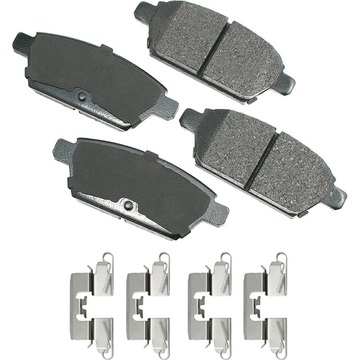 [AKEACT1161] Akebono Brake Corporation - Proact Ultra-Premium Brake Pads - Rear