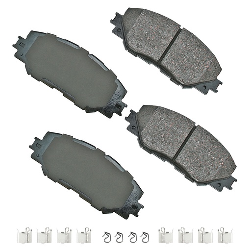 [AKEACT1210A] Akebono Brake Corporation - Proact Ultra-Premium Brake Pads - Front