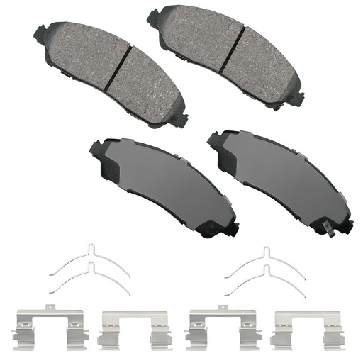 [AKEACT1280] Akebono Brake Corporation - Proact Ultra-Premium Brake Pads - Front