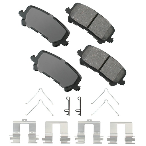 [AKEACT1281] Akebono Brake Corporation - Brake Pad Rear Acura MDX 07-16 Honda Odyssey