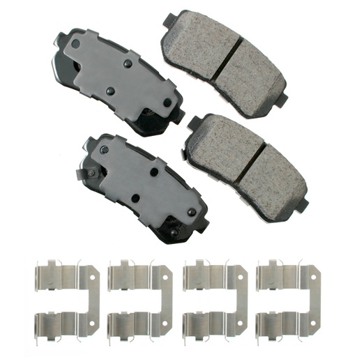 [AKEACT1398] Akebono Brake Corporation - ProACT Ultra-Premium Brake Pads - Rear