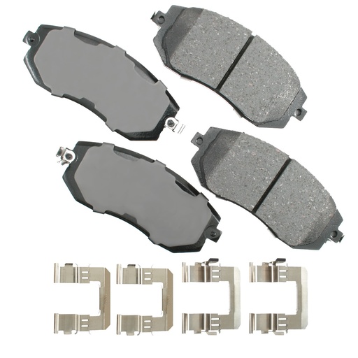 [AKEACT1539] Akebono Brake Corporation - Proact Ultra-Premium Brake Pads - Front