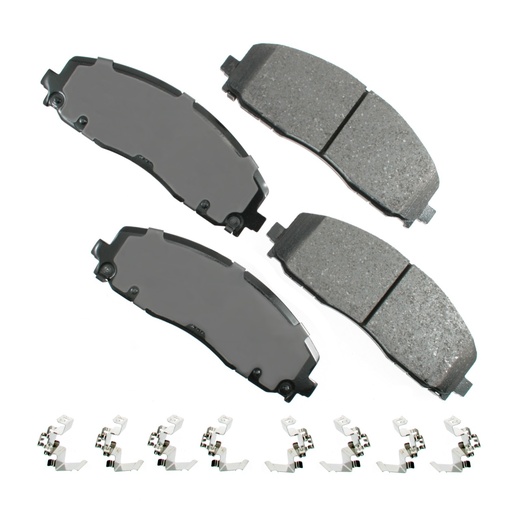[AKEACT1589] Akebono Brake Corporation - Brake Pad Front Chrysler Pacifica 17-19 T&C 12-16