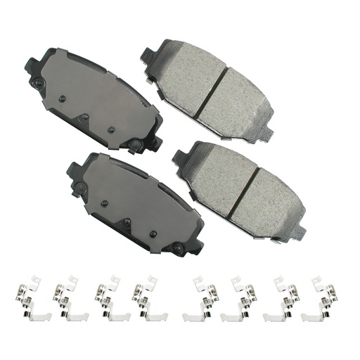 [AKEACT1596] Akebono Brake Corporation - Proact Ultra-Premium Brake Pads - Rear