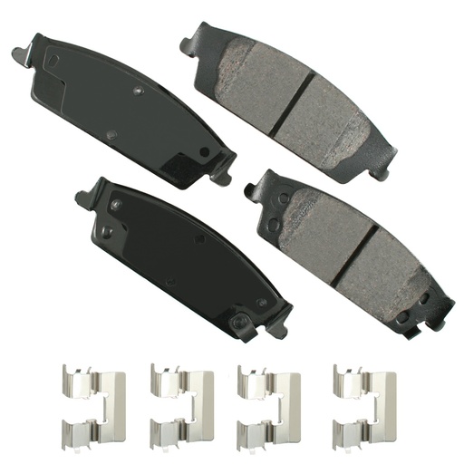 [AKEACT1707] Akebono Brake Corporation - Proact Ultra-Premium Brake Pads - Rear