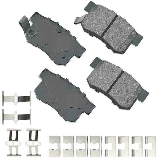 [AKEACT537A] Akebono Brake Corporation - ProACT Ultra-Premium Brake Pads - Rear