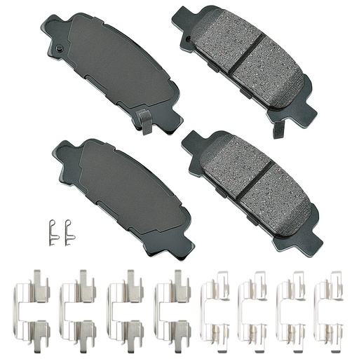 [AKEACT770A] Akebono Brake Corporation - Proact Ultra-Premium Brake Pads - Rear