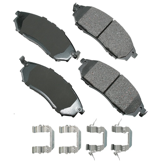 [AKEACT888A] Akebono Brake Corporation - ProACT Ultra-Premium Brake Pads - Front