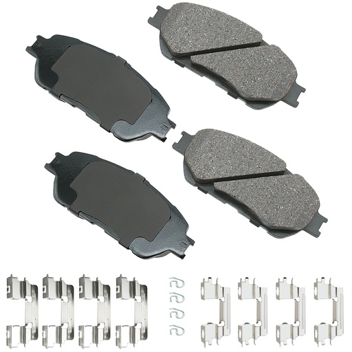 [AKEACT906B] Akebono Brake Corporation - Proact Ultra-Premium Brake Pads - Front