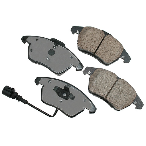 [AKEEUR1107] Akebono Brake Corporation - Brake Pads Front Audi A3 06-13 A3 Quattro