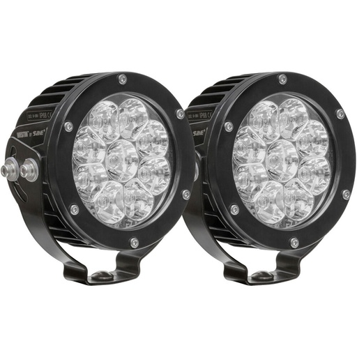 [WES09-12007A-PR] Westin - Axis Led Auxiliary Light Round Spot Pattern Pair