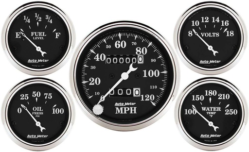 [ATM1708] Autometer - O/T/B 5-Piece Gauge Kit