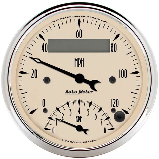 [ATM1881] Autometer - 3-3/8in A/B Tach/Speedo Combo