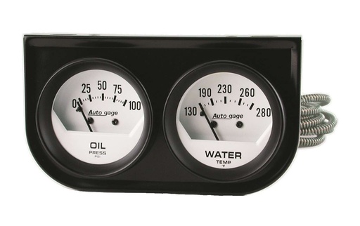 [ATM2323] Autometer - 2-1/16in Oil/Water Short Sweep Console