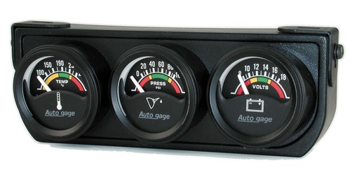 [ATM2391] Autometer - 1-1/2in Blk Elec Gauge Panel