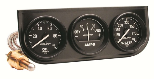 [ATM2393] Autometer - 2in Blk Mech Gauge Pnl