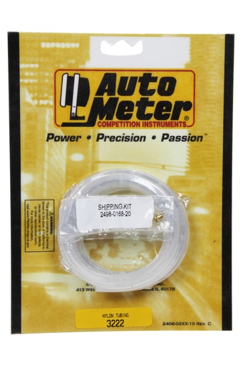 [ATM3222] Autometer - 10' Nylon Tubing 1/8in