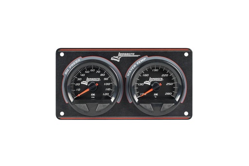 [LON52-44560] Longacre - Waterproof SMI 2 Gauge Panel OP/WT