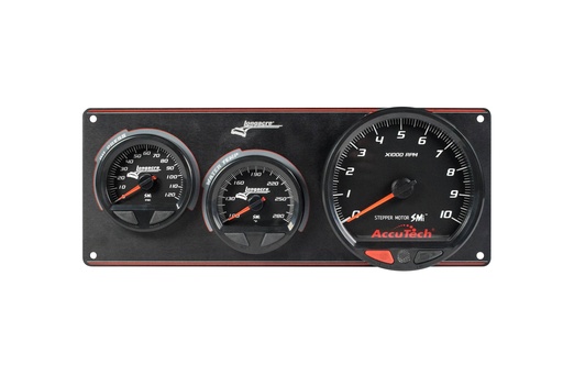 [LON52-44572] Longacre - Waterproof SMI 2 Gauge Panel W/Tach OP/WT