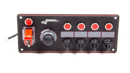 [LON52-44869] Longacre - Ignition Panel Black W/ 4 Acc. And Pilot Light