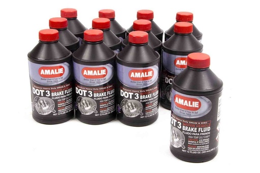 [AMA160-65031-92] Amalie - Dot 3 Brake Fluid Case 12x12 Oz