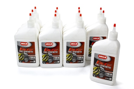 [AMA160-73166-56] Amalie - Elixir Full Syn GL-5 75w 90 Gear Oil Case 12x1Qt