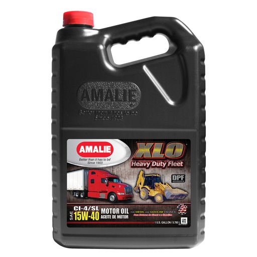 [AMA71707-36] Amalie - Xlo Heavy Duty Fleet Oil 15w40 Case 1 Gallon