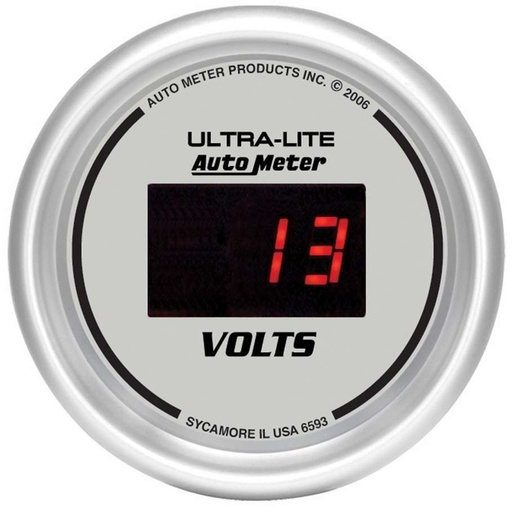 [ATM6593] Autometer - 2-1/16In DG/S Voltmeter Gauge